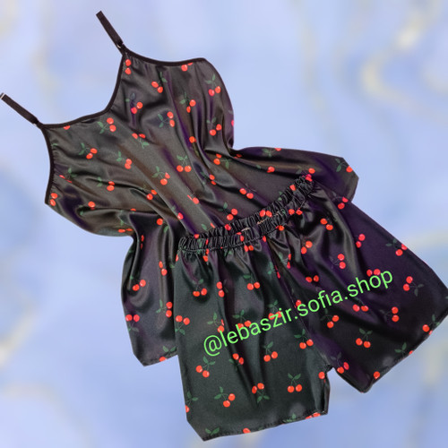 لباس خواب ساتن ال ایکس گیلاسی